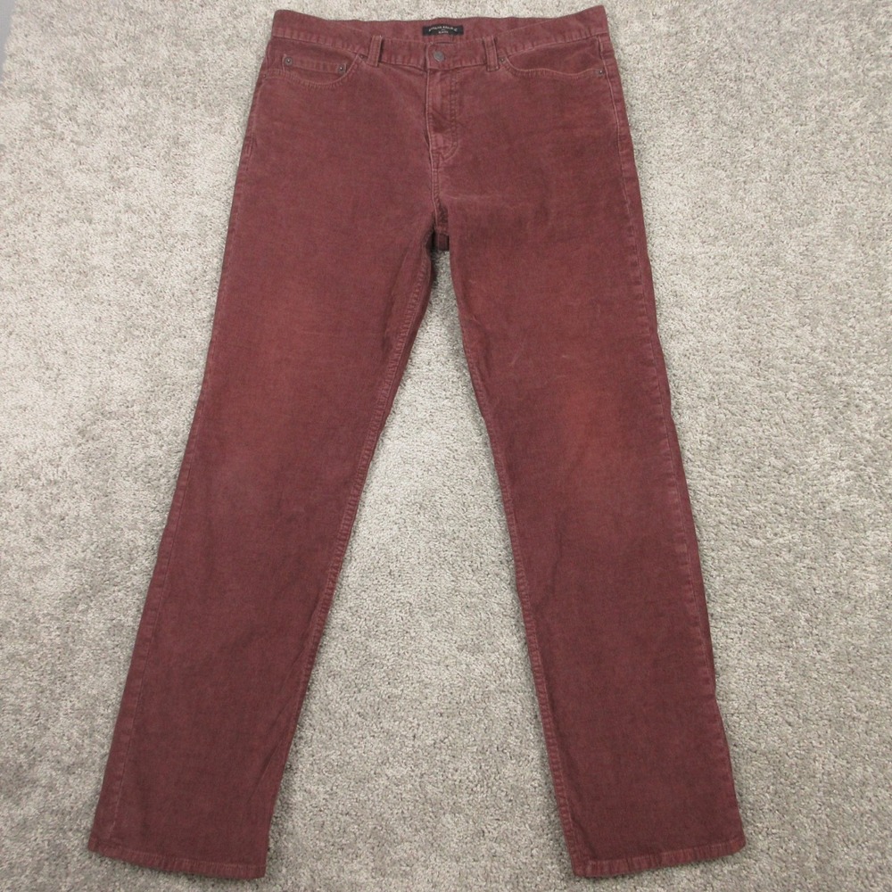 Banana Republic Pants Mens 35x32 Red Faded Corduroy 5 Pocket Chino Barn Chore
